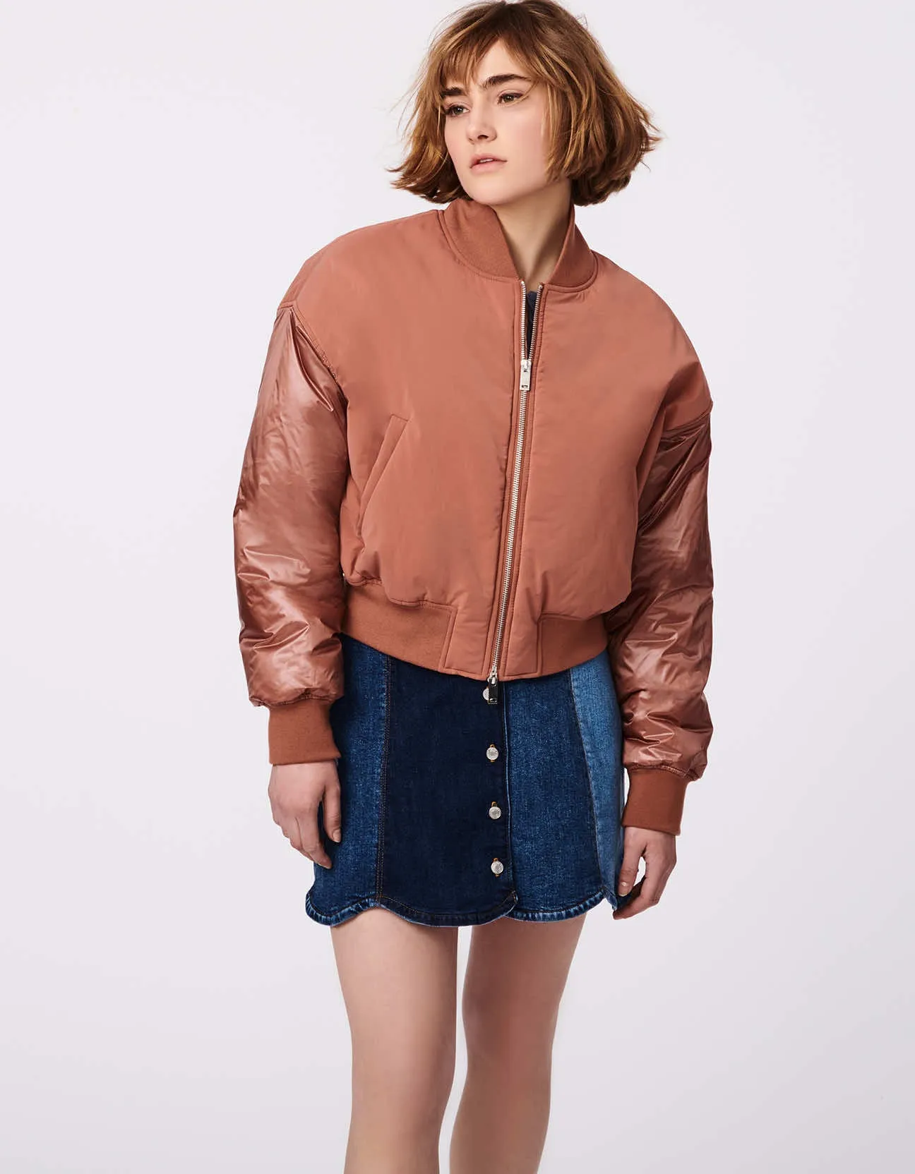 COMBO BOMBER PUFFER JACKET