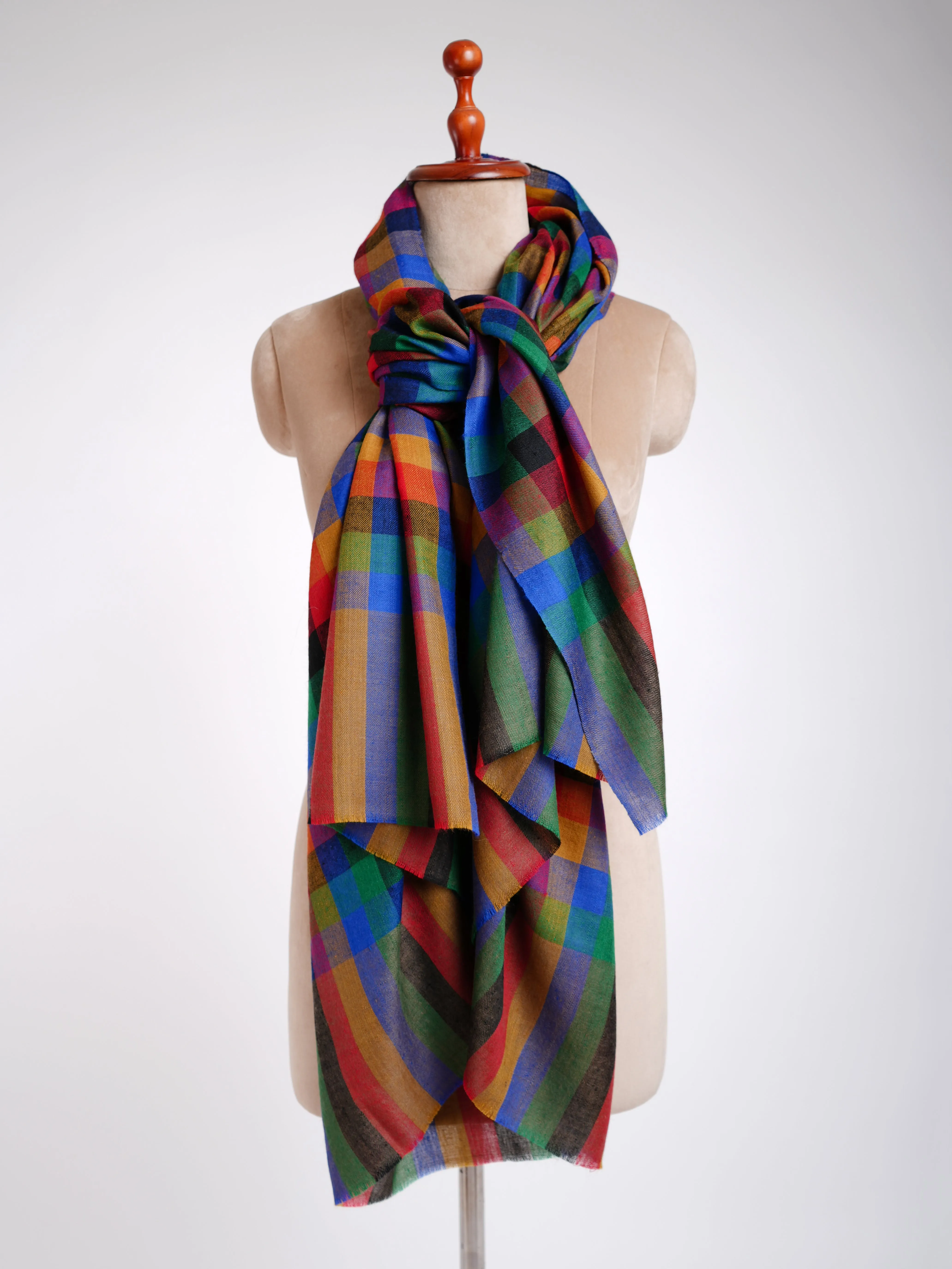 Contemporary Multicolor Pashmina Shawl