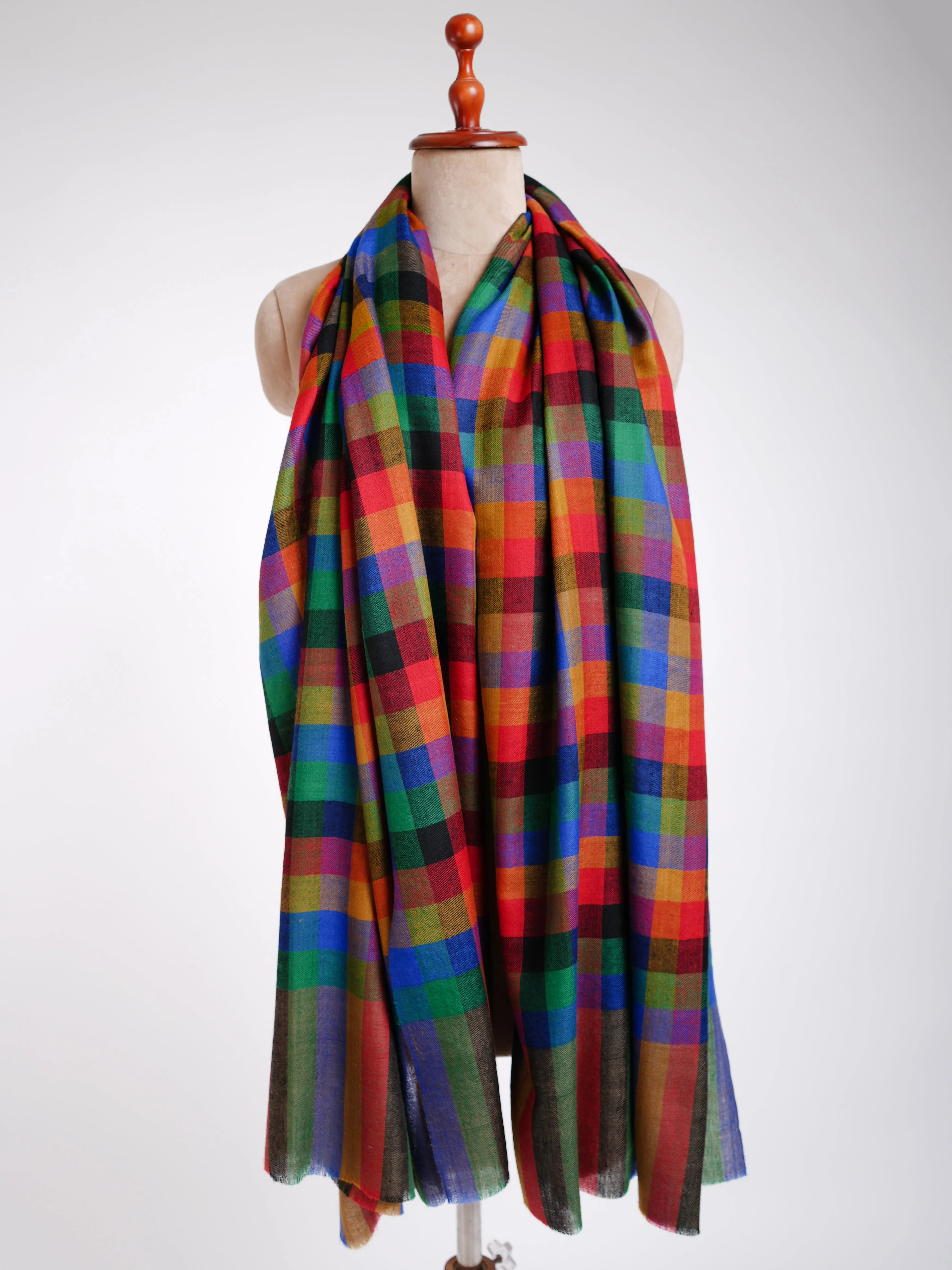 Contemporary Multicolor Pashmina Shawl