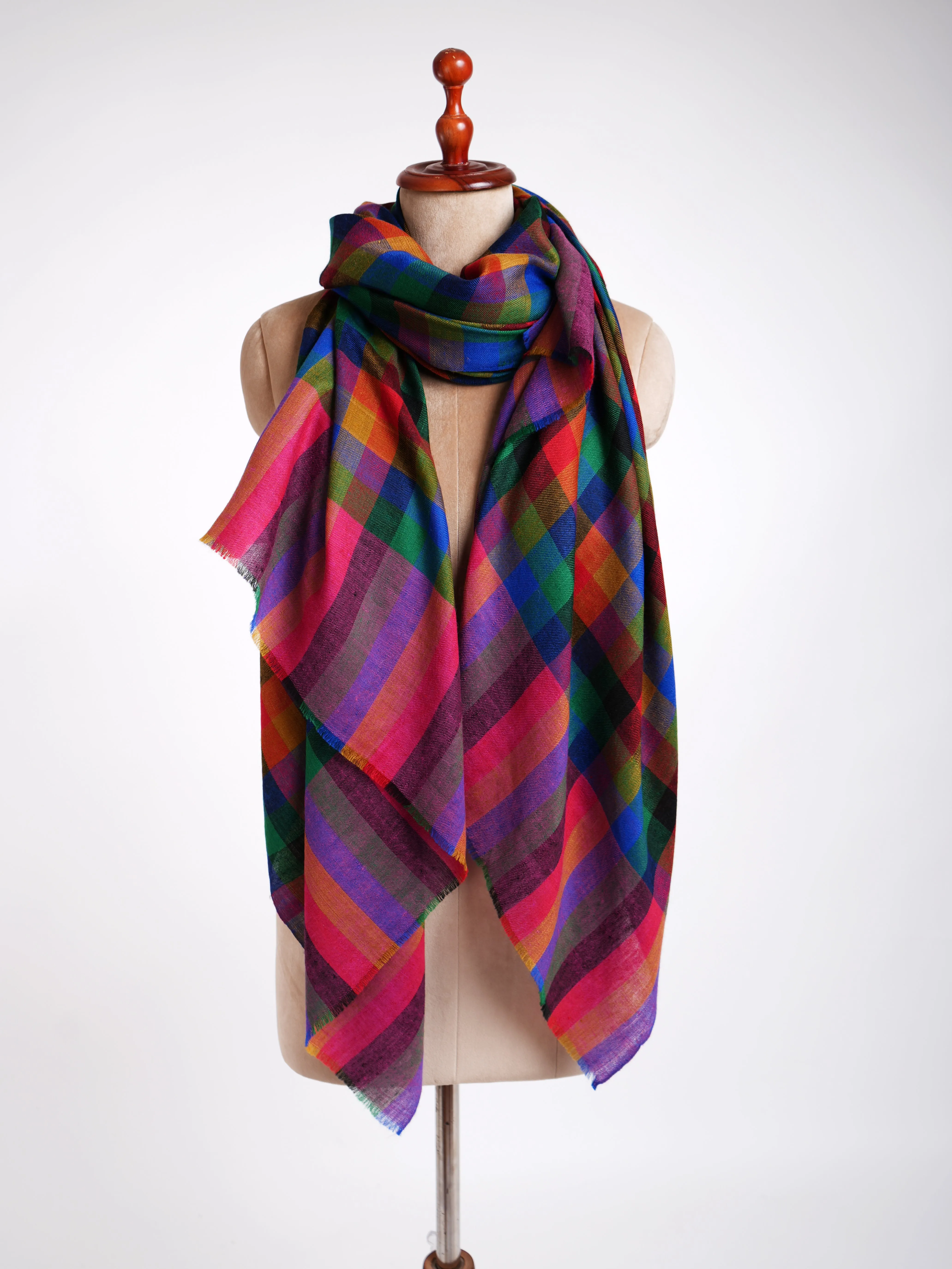 Contemporary Multicolor Pashmina Shawl