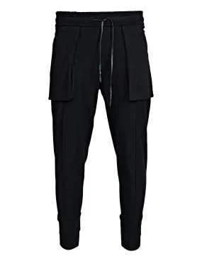 Contrast Cotton Trousers