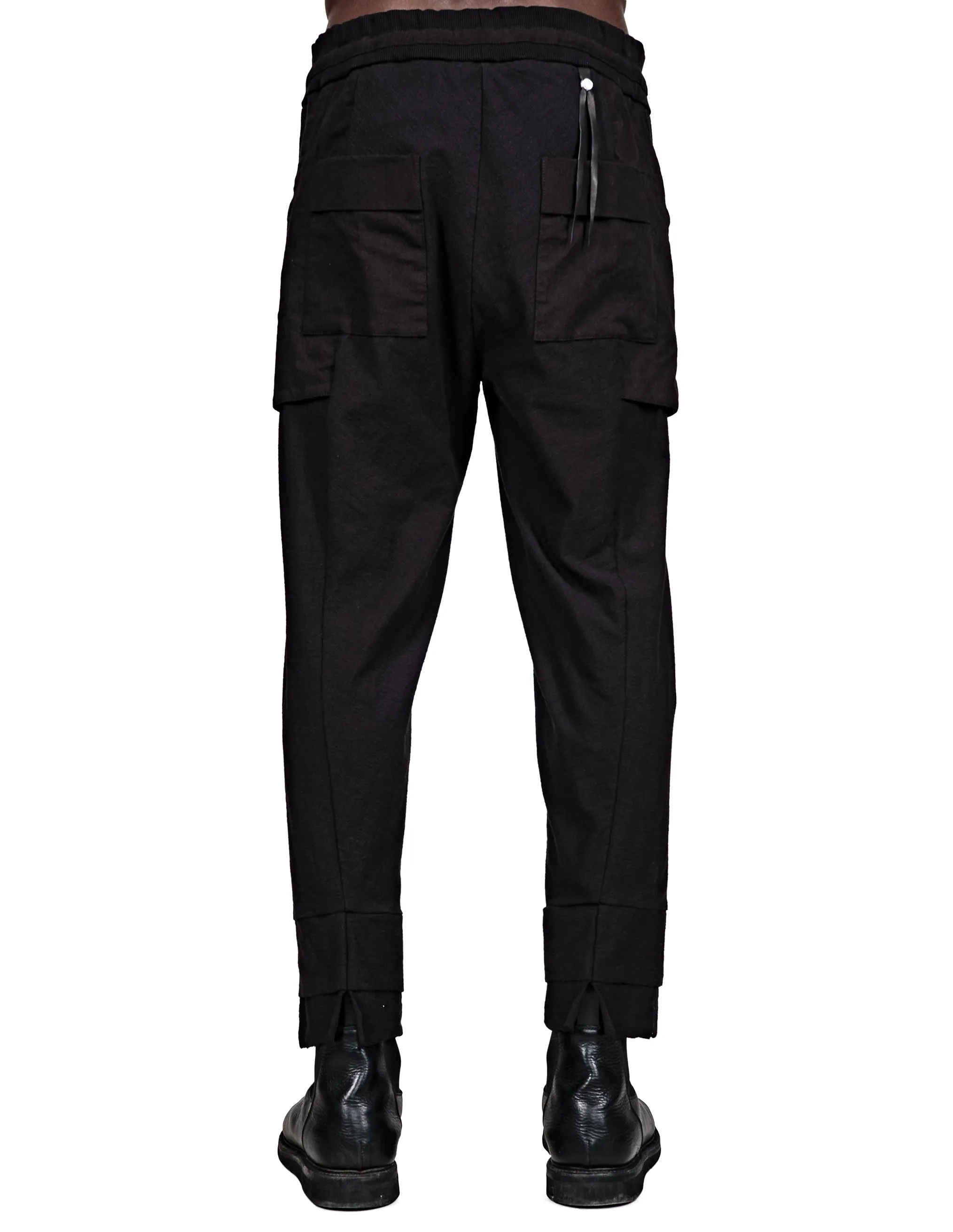 Contrast Cotton Trousers