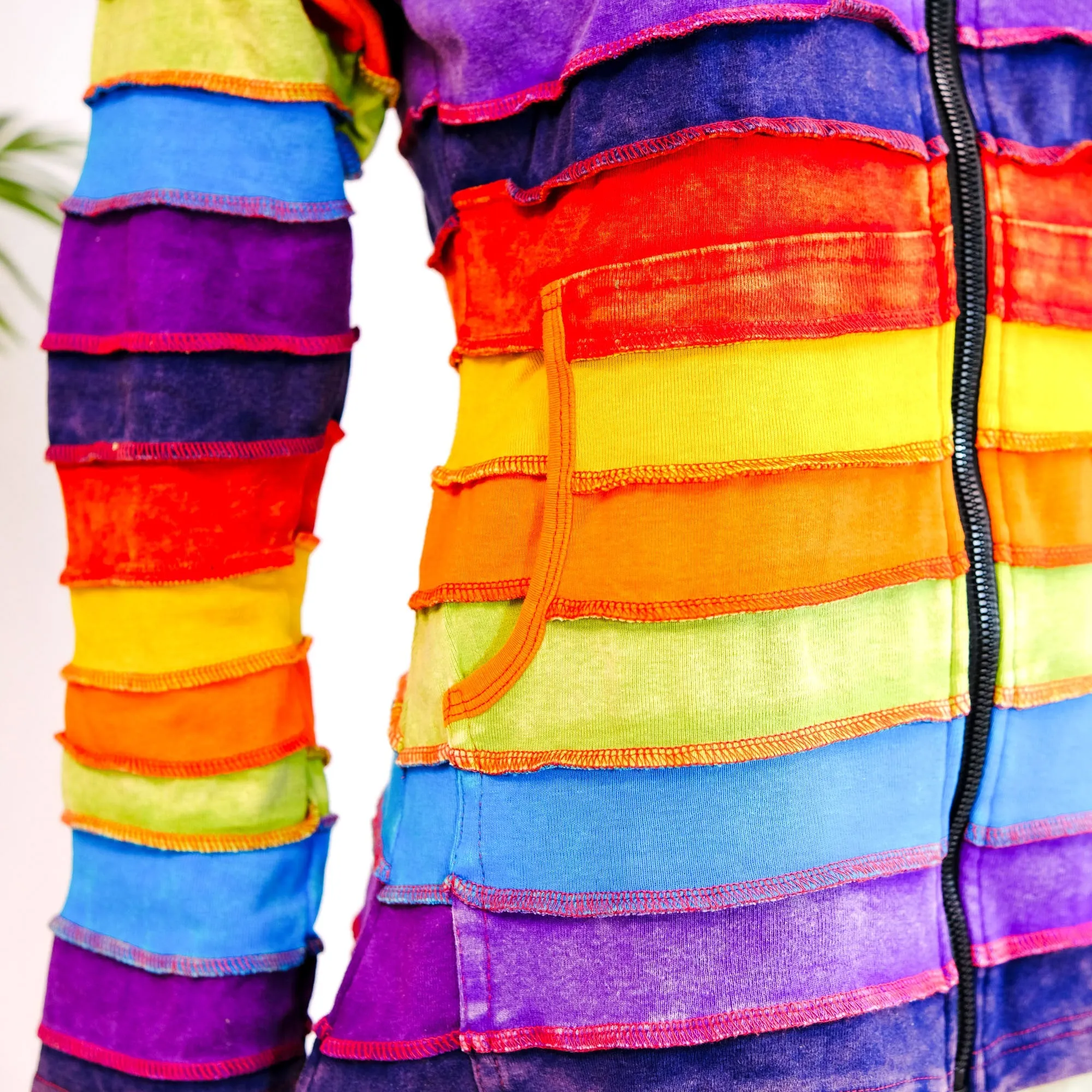 Copy of Rainbow Patchwork Unisex Jacket