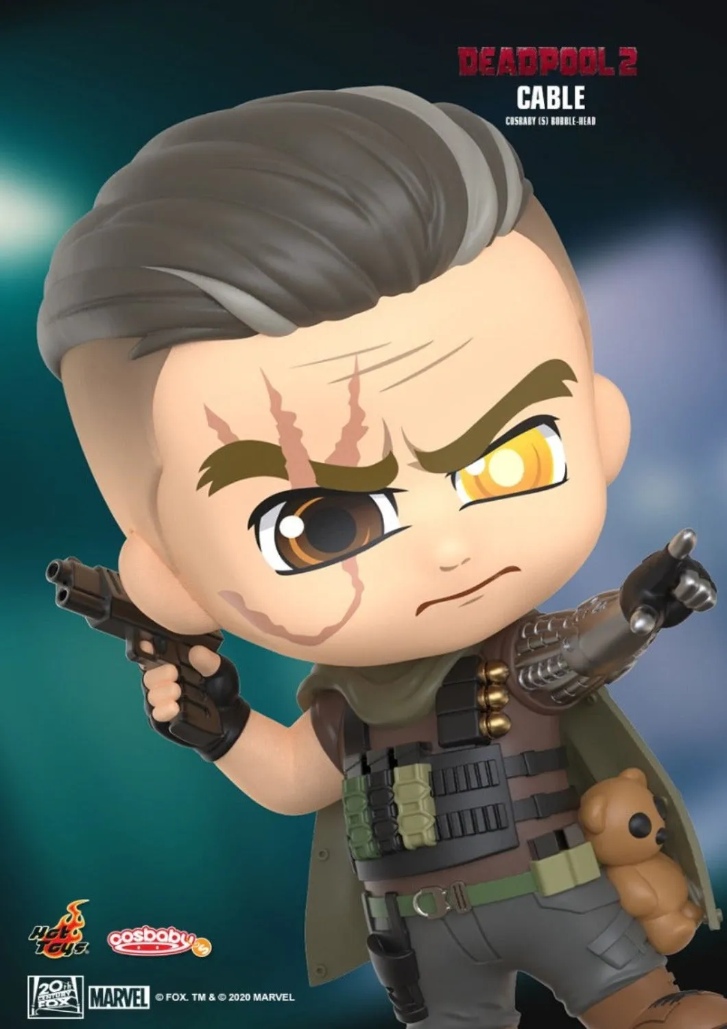 COSBABY DEADPOOL 2:CABLE BOBBLE-HEAD COSB789