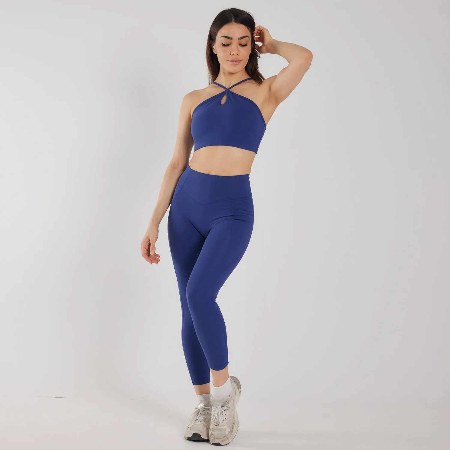 Curve Pocket Legging in Classic Blue