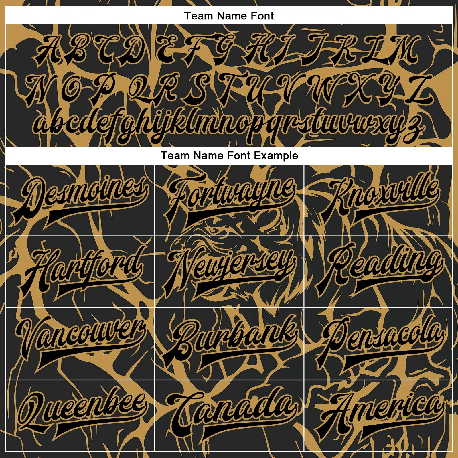 Custom Black Old Gold Abstract Network And Tiger 3D Pattern Design Bomber Full-Snap Varsity Letterman Jacket