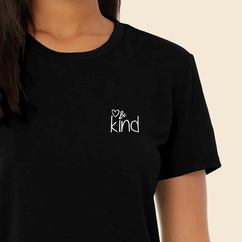 Dalix Be Kind Relaxed Cropped Tee