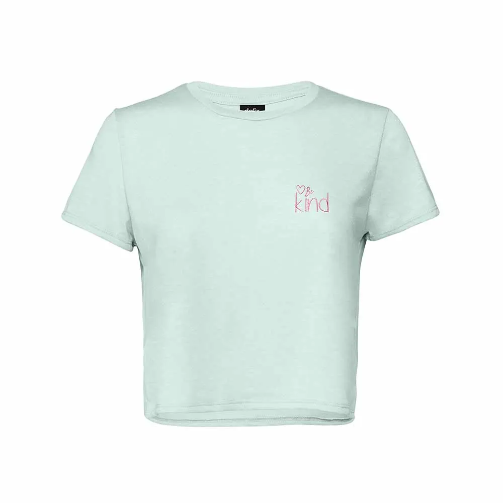 Dalix Be Kind Relaxed Cropped Tee