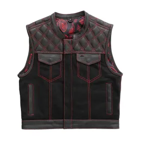 Demon - Men's Club Style Leather Vest - Limited Edition