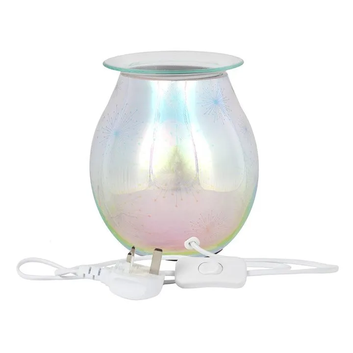 Electric 3D Firework Effect Touch Aroma / Warmer Lamp