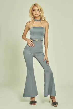 Eos Chain Halter Jumpsuit