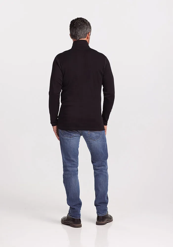 Explorer 1/4 Zip - Black