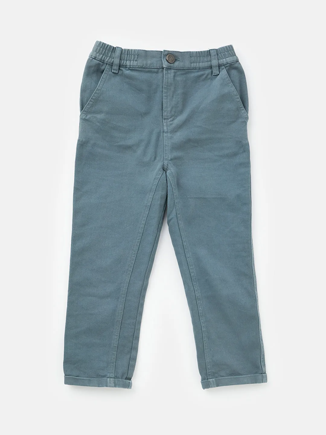 Ezra Blue Elasticated Waist Chino