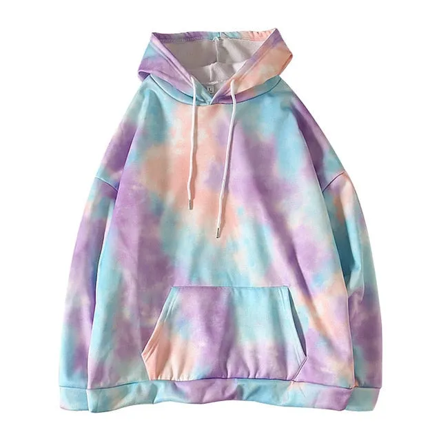 Fashion Tie-dye Hoodies For Women