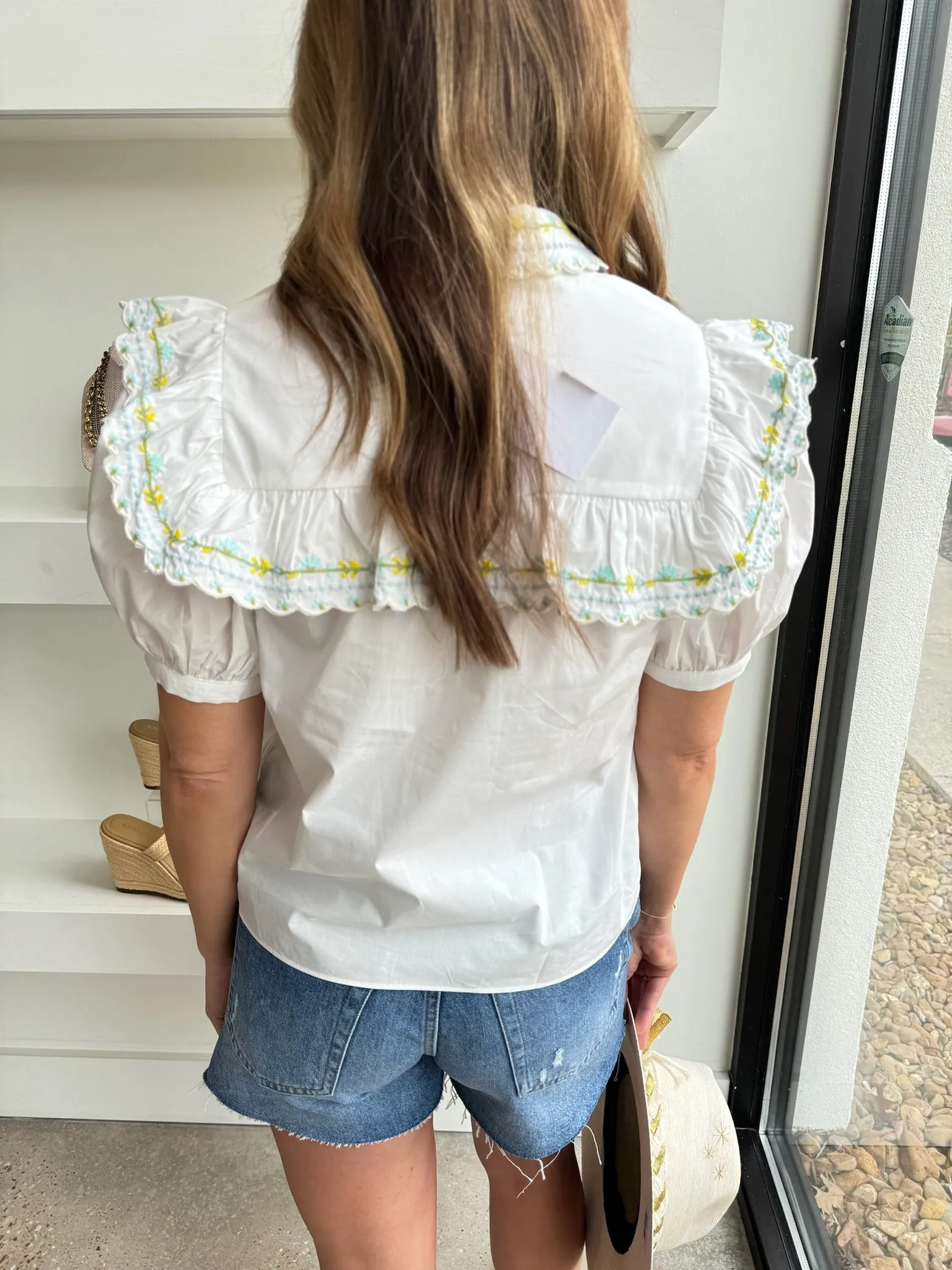 Floral Embroidered Top