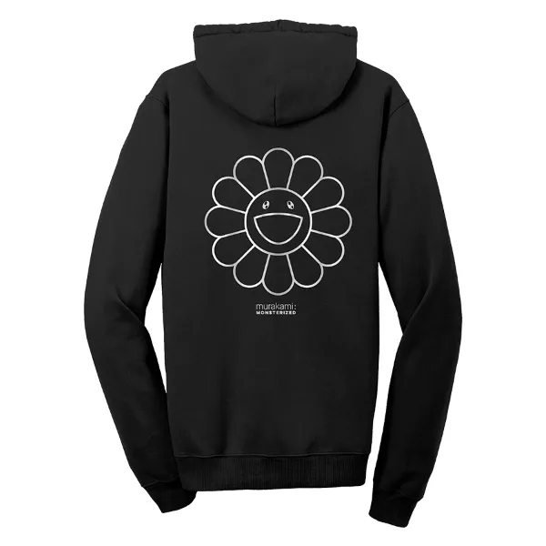 Flower Zip Up Hoodie