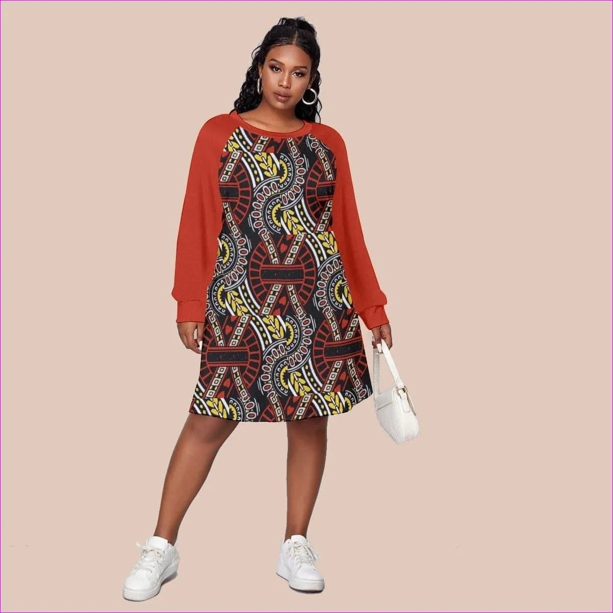 Full Deck Womens Raglan Sleeve Dress