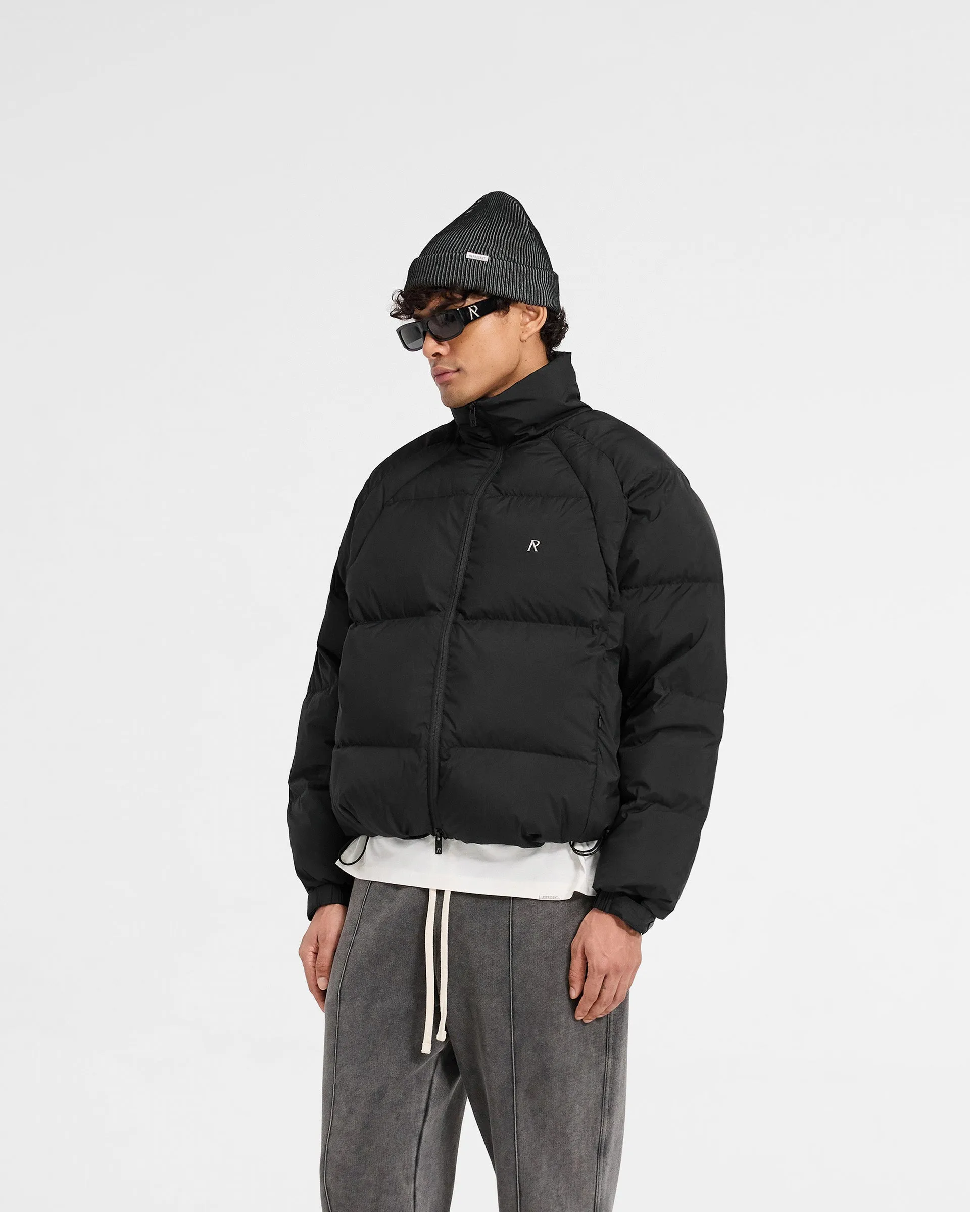 Funnel Neck Puffer - Black