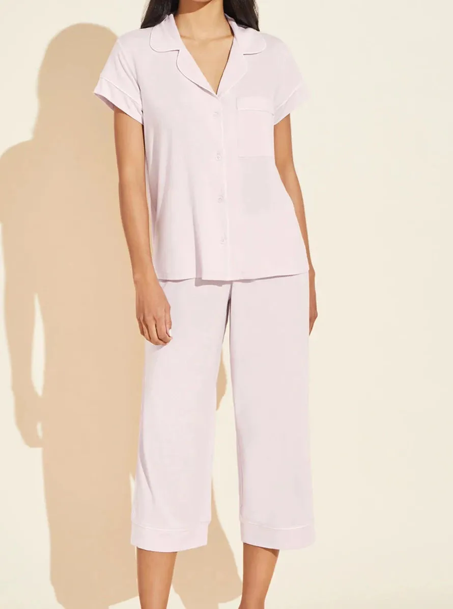 Gisele | Short Sleeve Cropped PJ Set