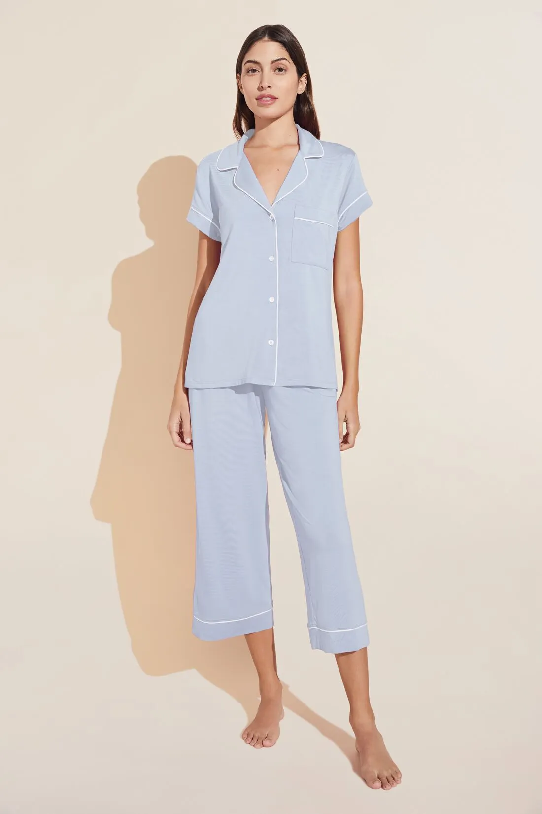 Gisele TENCEL™ Modal Short Sleeve Cropped PJ Set