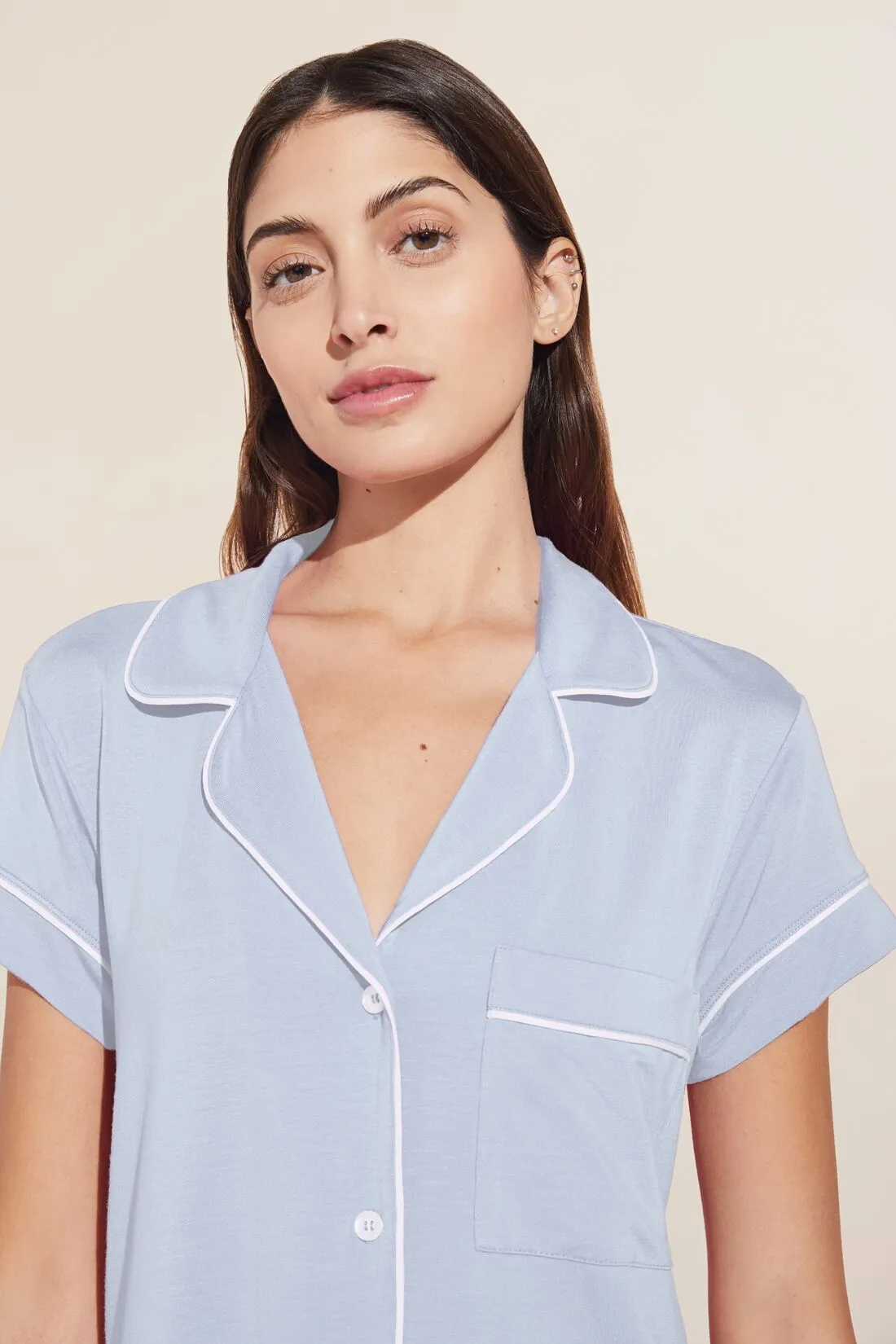 Gisele TENCEL™ Modal Short Sleeve Cropped PJ Set