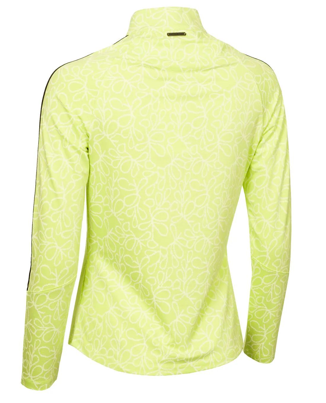 GREEN LAMB Mae Printed Zip Neck 046 Soft Lime