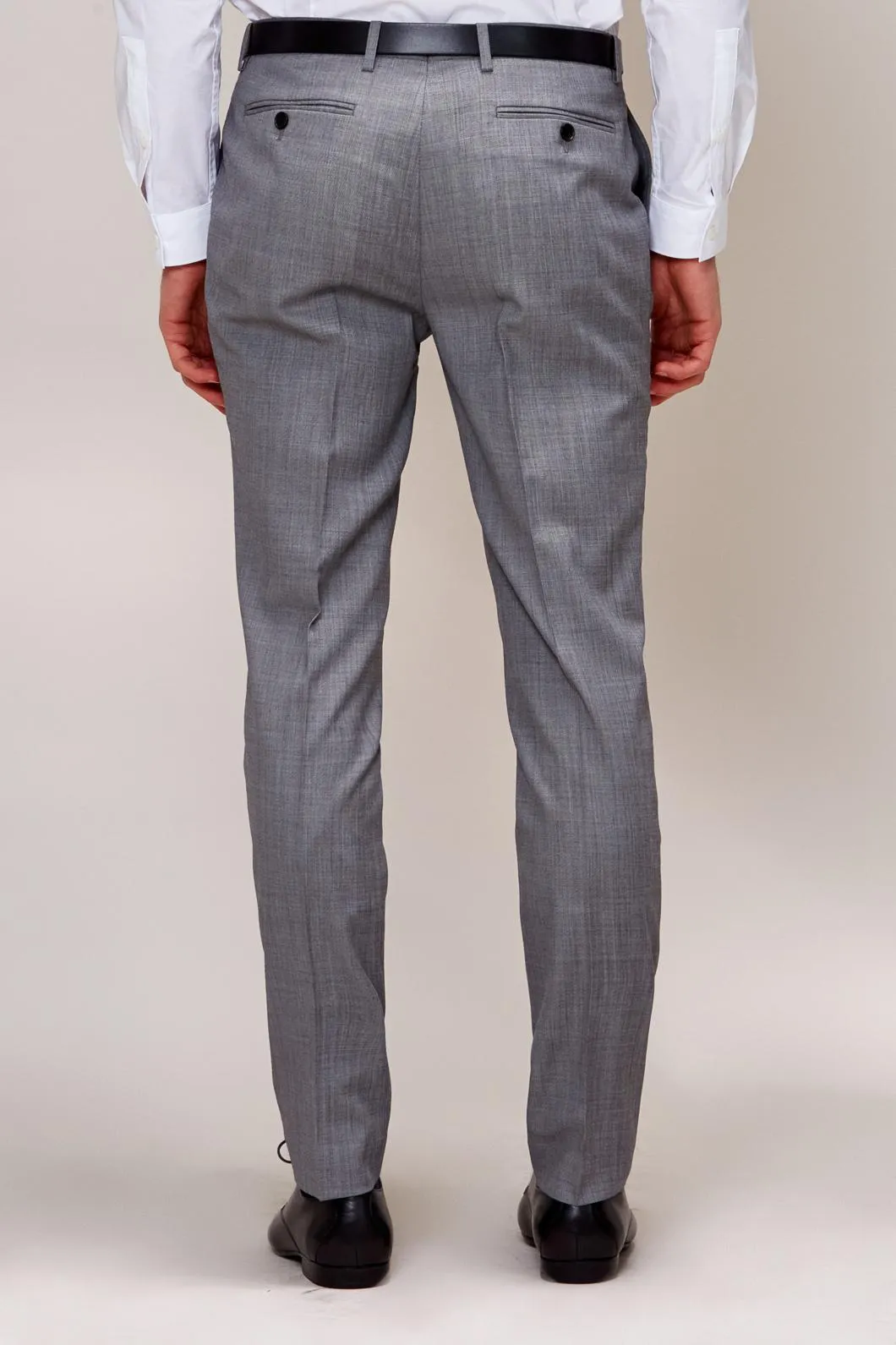 Grey Sharkskin Mod Pant