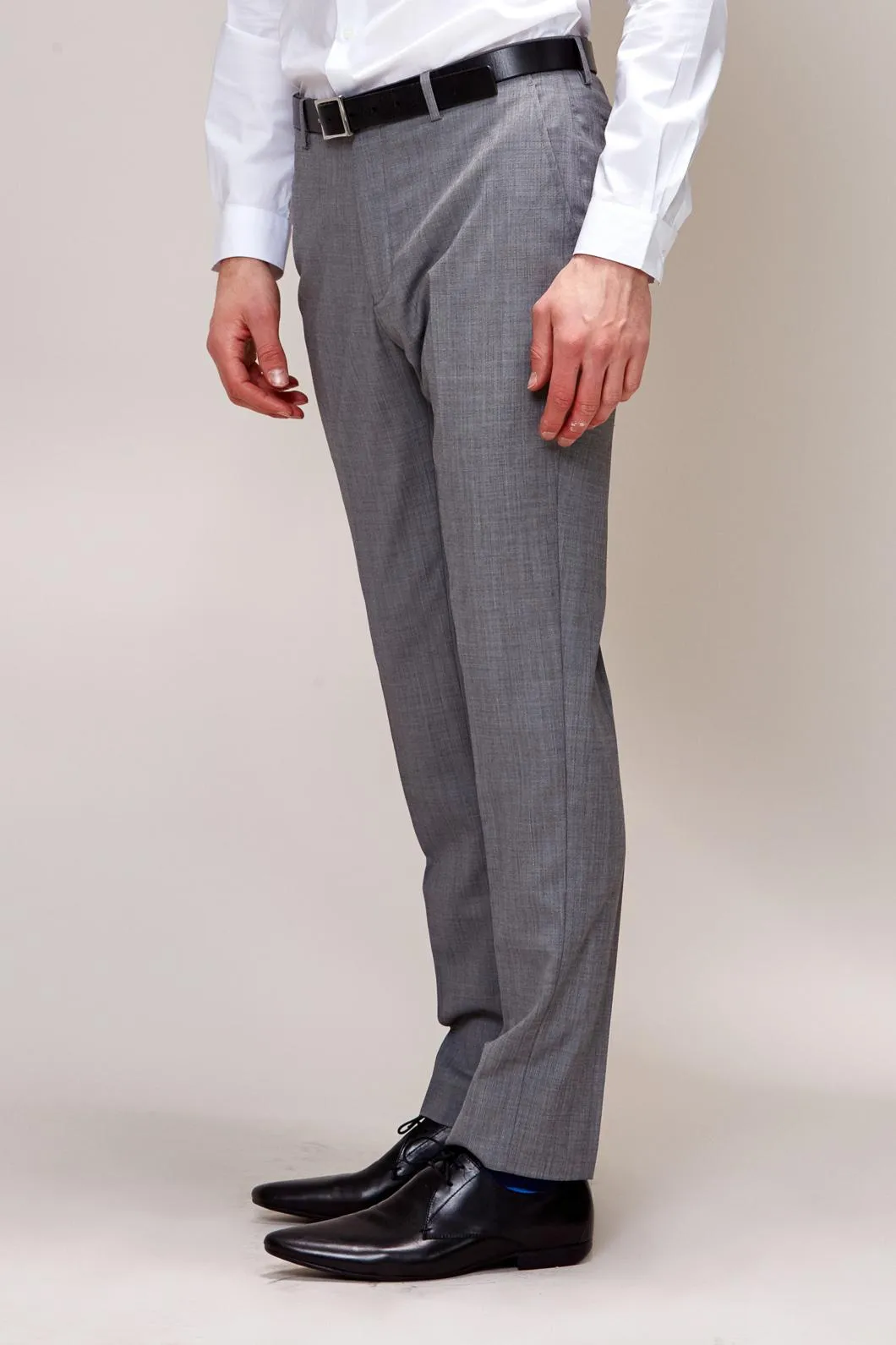 Grey Sharkskin Mod Pant