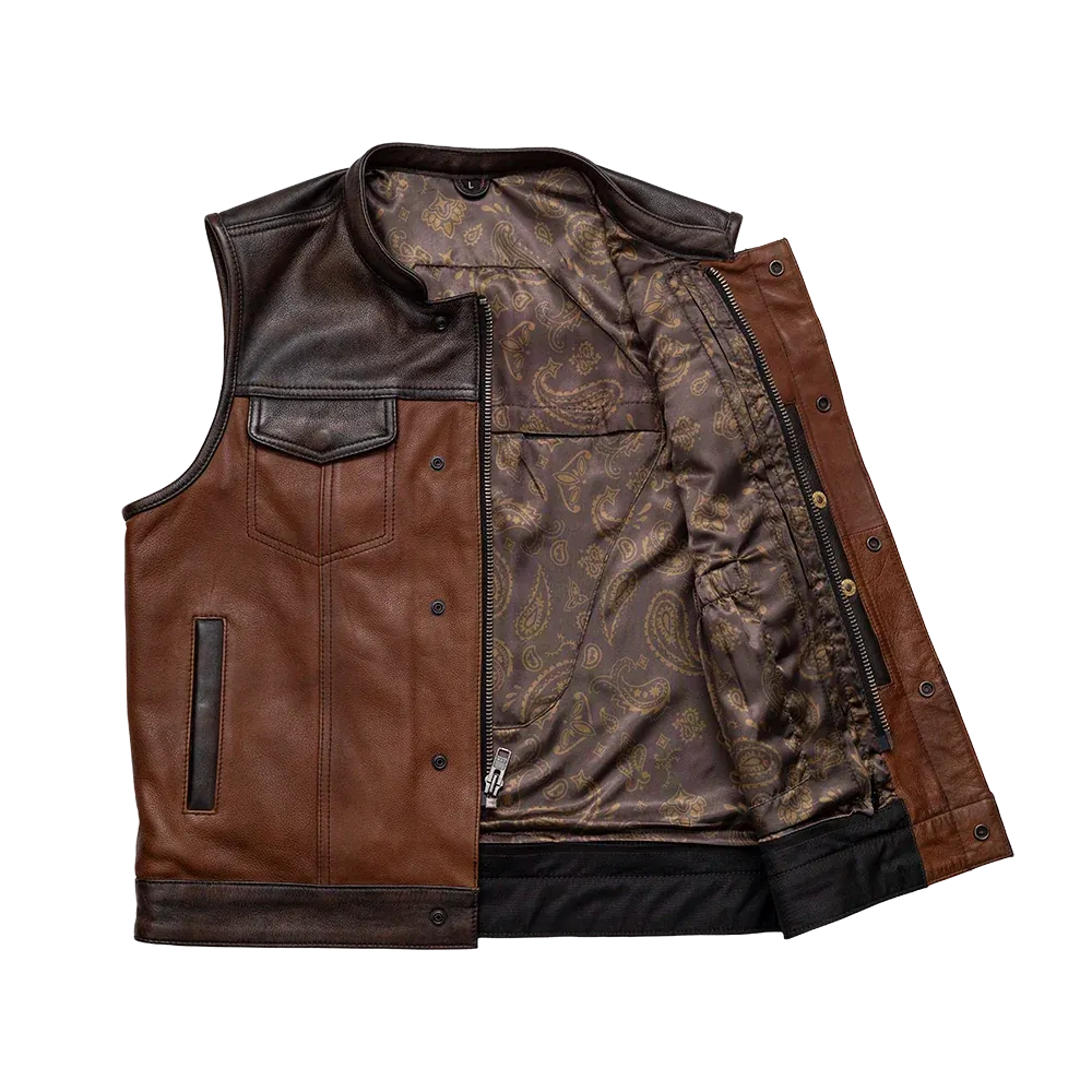 Gunner Men's Leather Motorcycle Vest (Limited Edition)