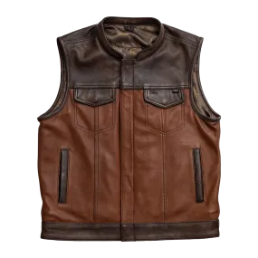 Gunner Men's Leather Motorcycle Vest (Limited Edition)