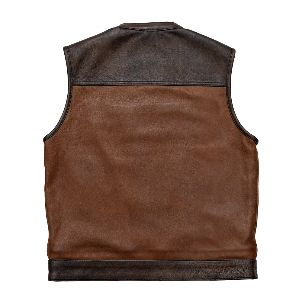 Gunner Men's Leather Motorcycle Vest (Limited Edition)