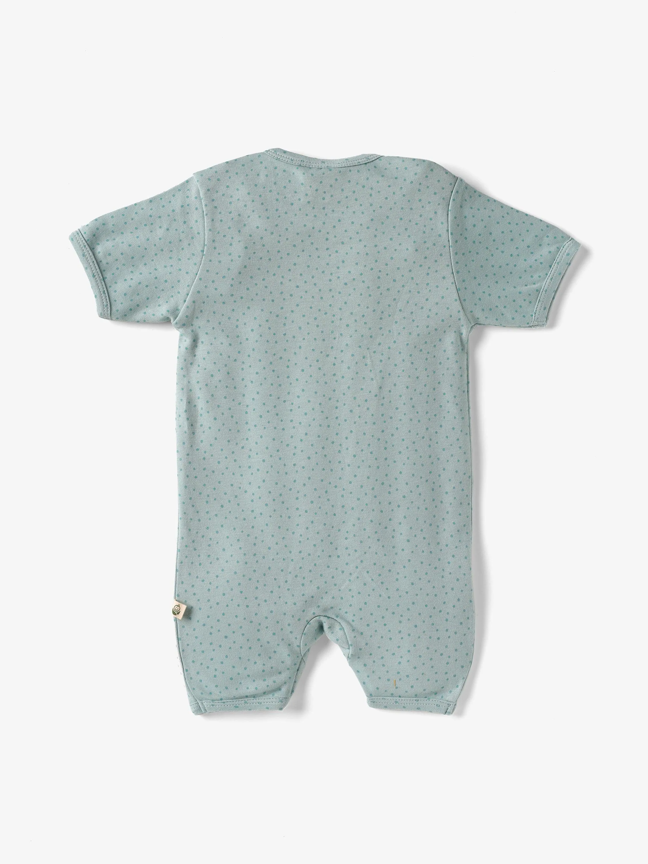 Half sleeve Grey jumpsuit for baby girls and boys