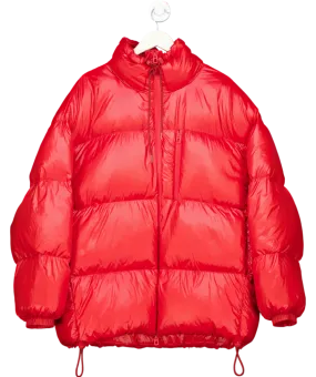 H&M Red Down filled puffer Jacket UK 12