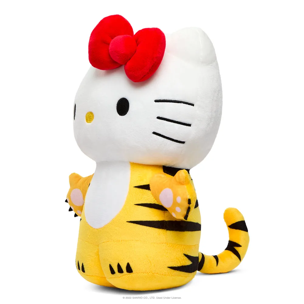 Hello Kitty® Chinese Zodiac Year of the Tiger 13" Plush - Black & Cream Edition