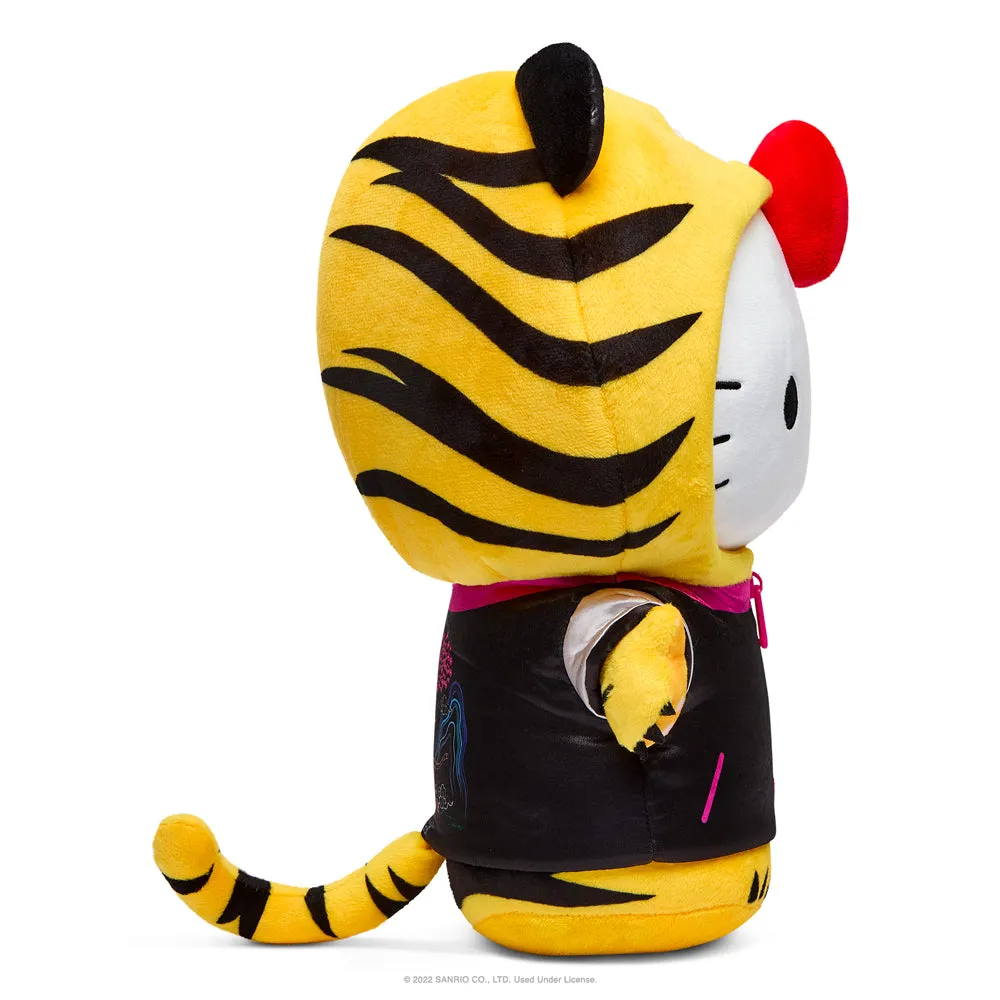 Hello Kitty Tiger 13-Inch Interactive Plush - Black & Cream Edition