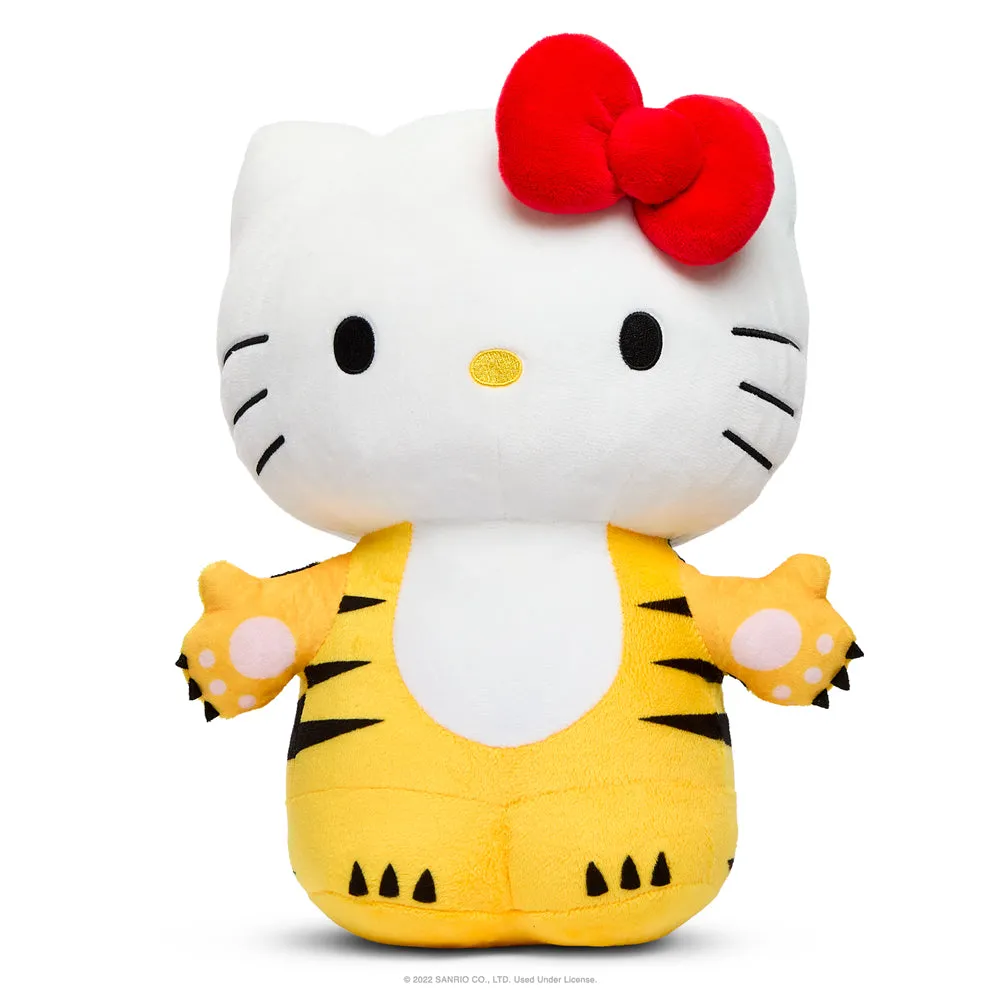 Hello Kitty Tiger 13-Inch Interactive Plush - Black & Cream Edition