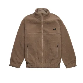 HOMME  Zip Sherpa Jacket Taupe