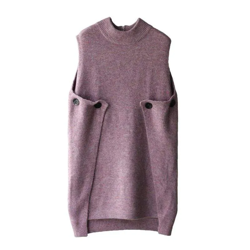 Joanna Loose Turtleneck Vest