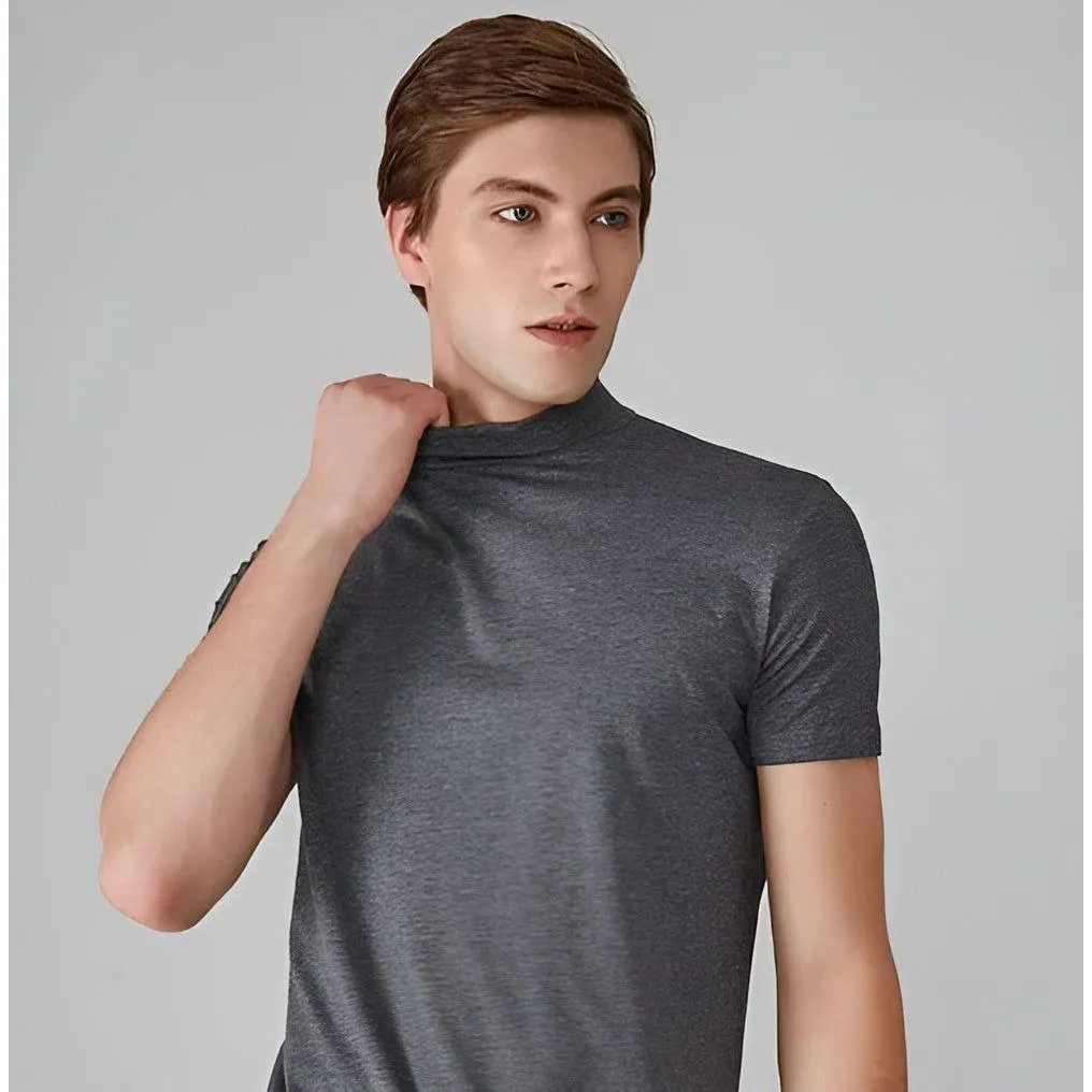 Jochen Shirt - Casual Turtleneck T-Shirt für Männer