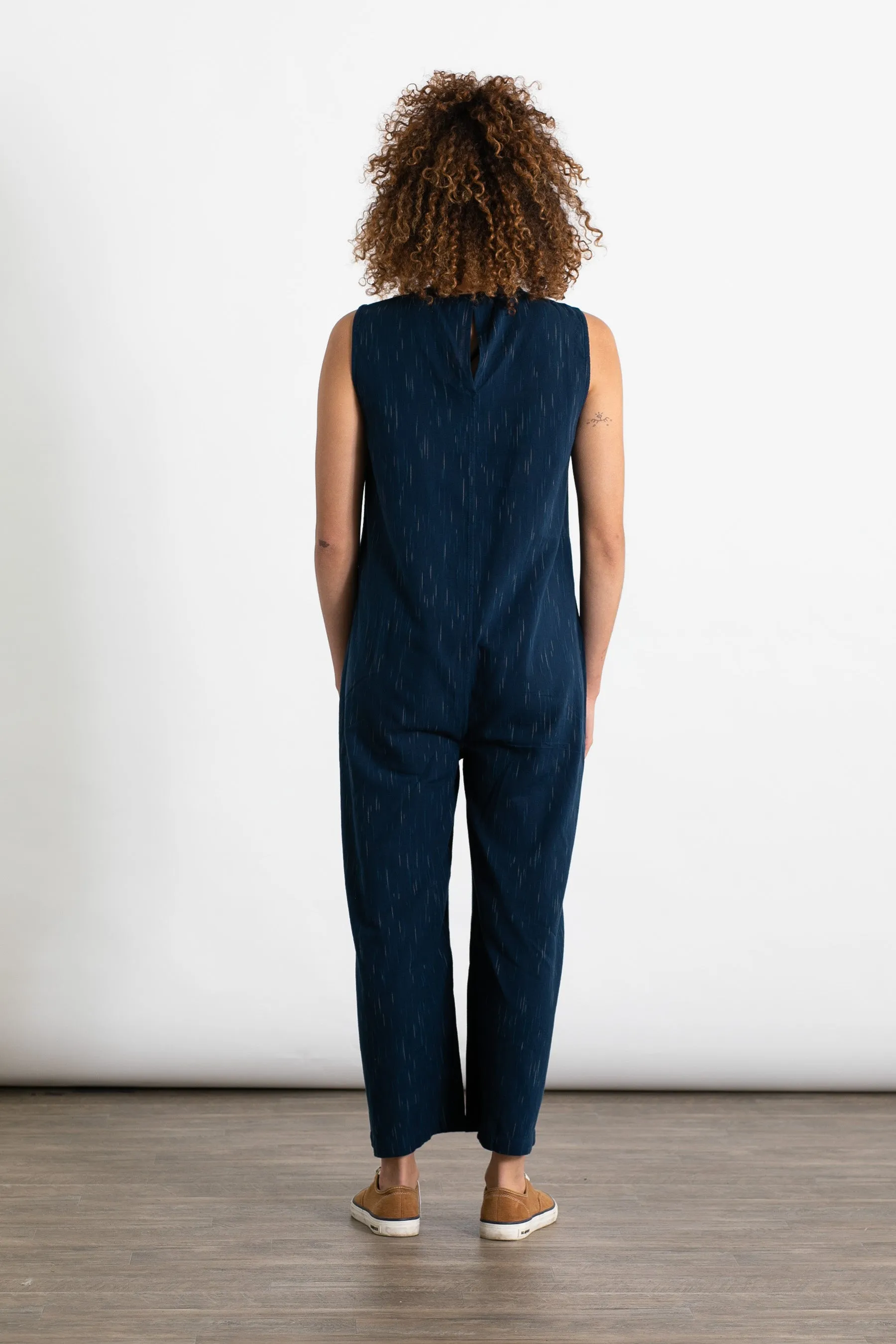 Kay Jumpsuit / Navy Space Dye