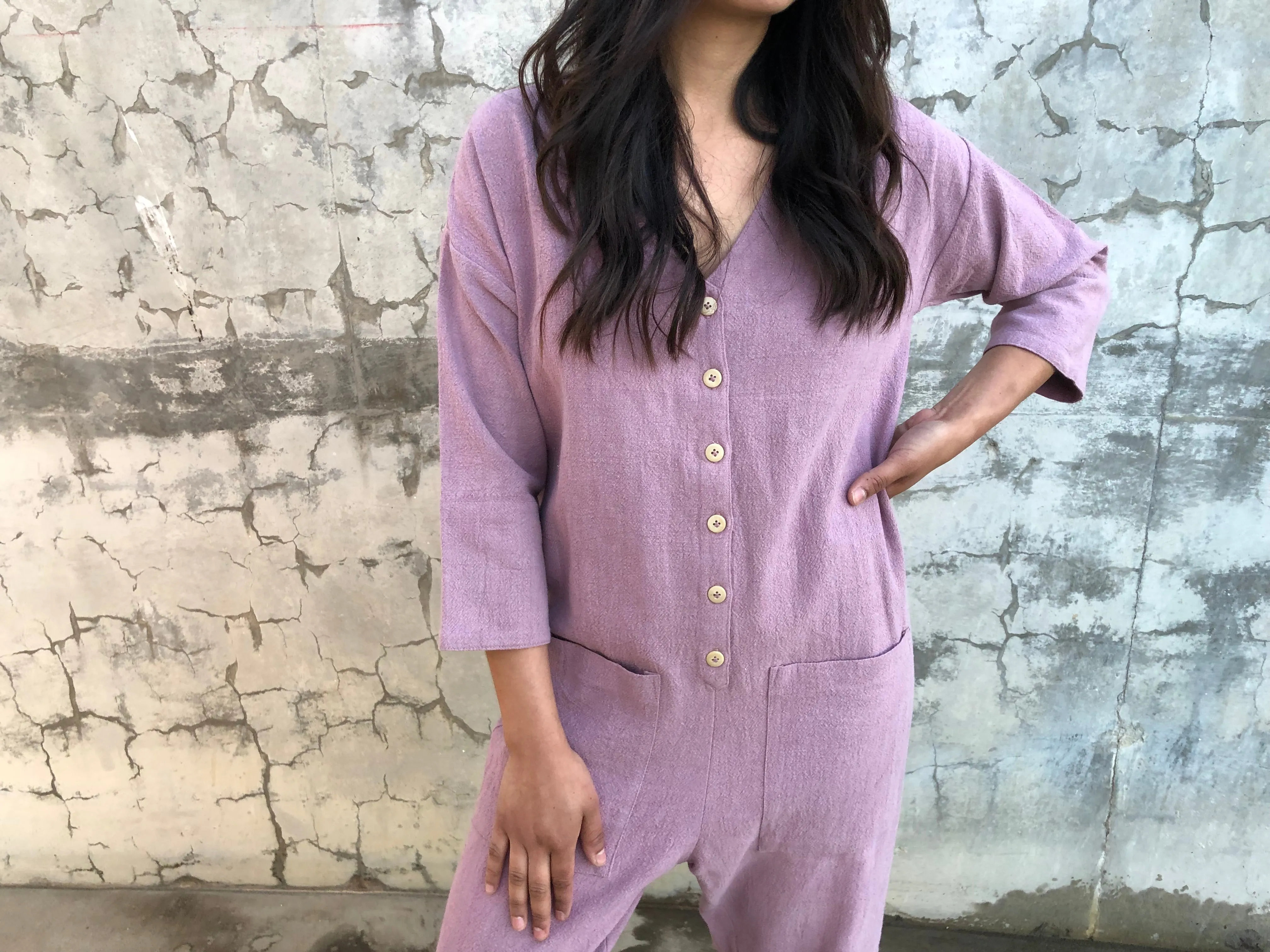 Lavender Jumpsuit (XS-XL)