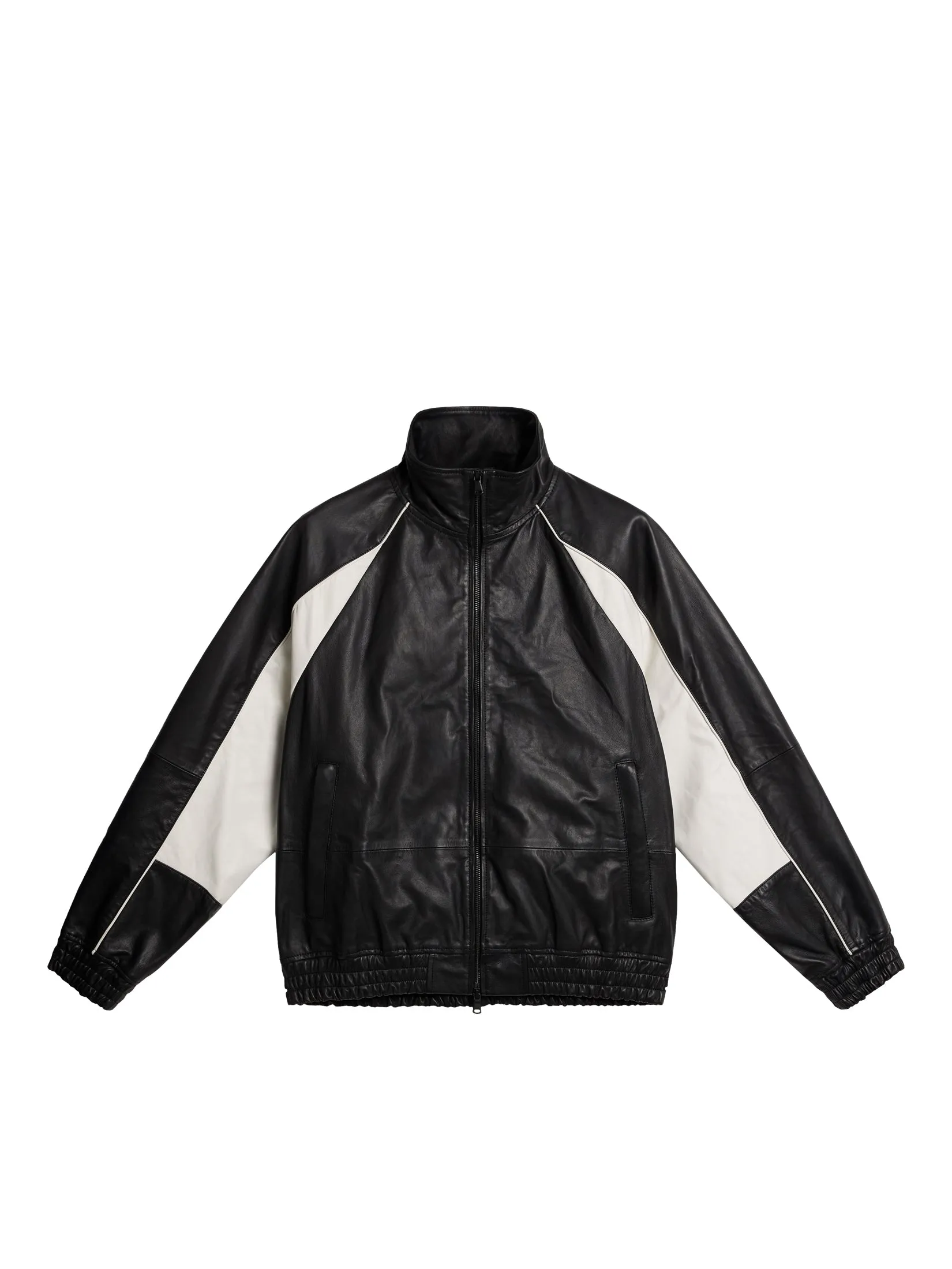 Lex Leather Track Jacket