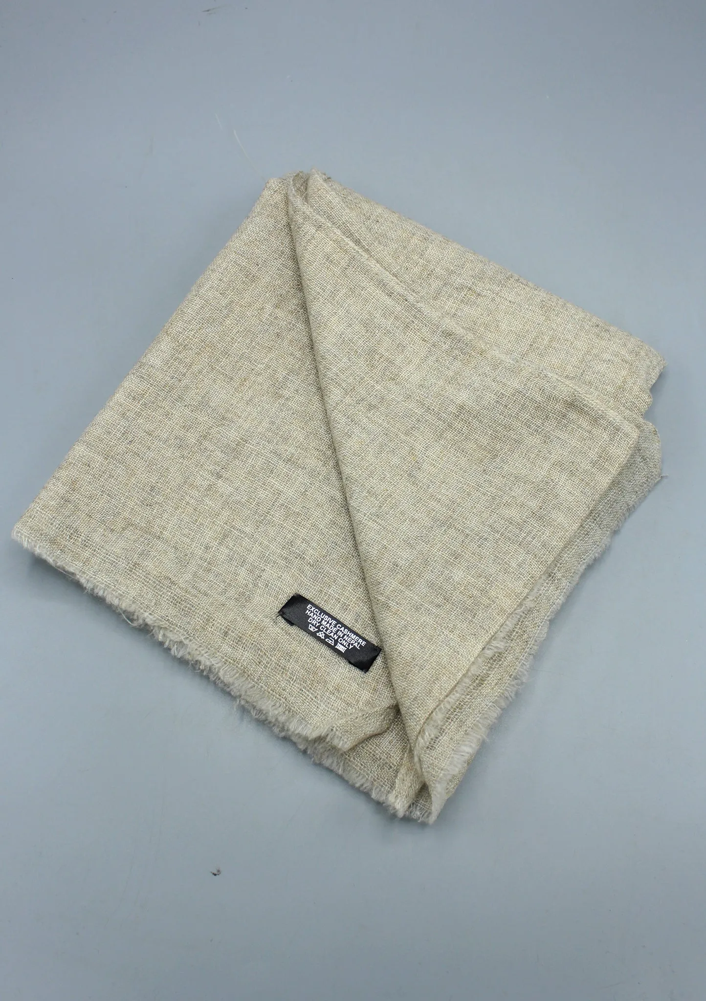 Light Grey Soft Cashmere Shawl