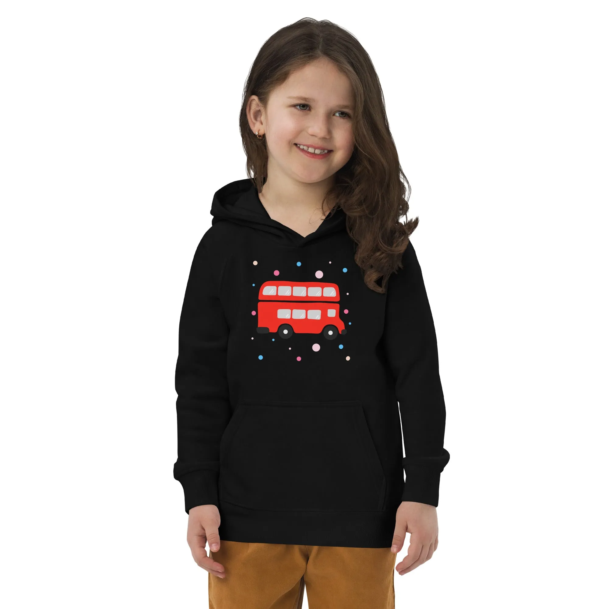 London Doodles - Bus - Kids Eco Hoodie