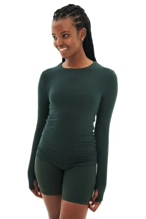 Louise Rib Long Sleeve, Military