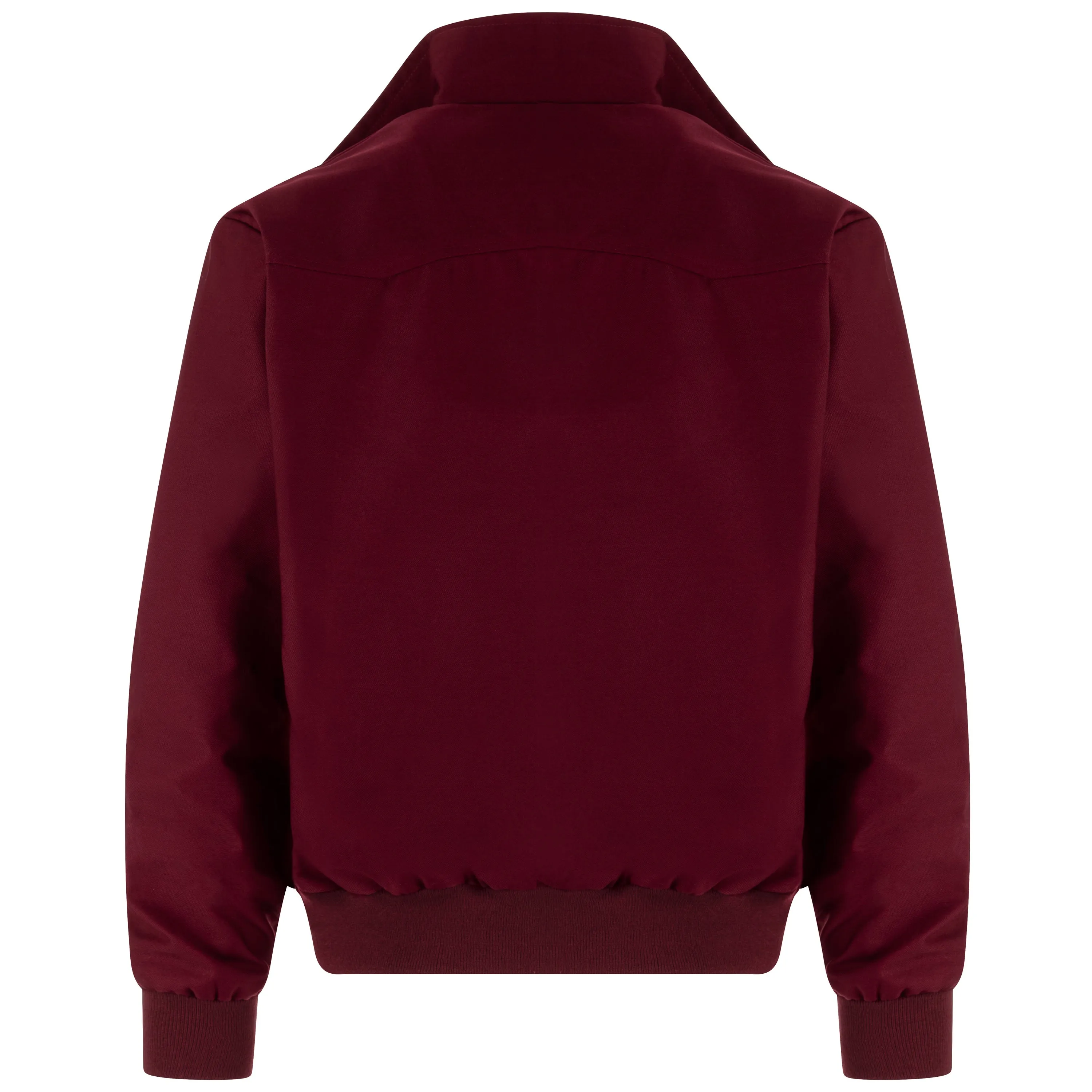 Mens Classic Harrington Jacket - Burgundy