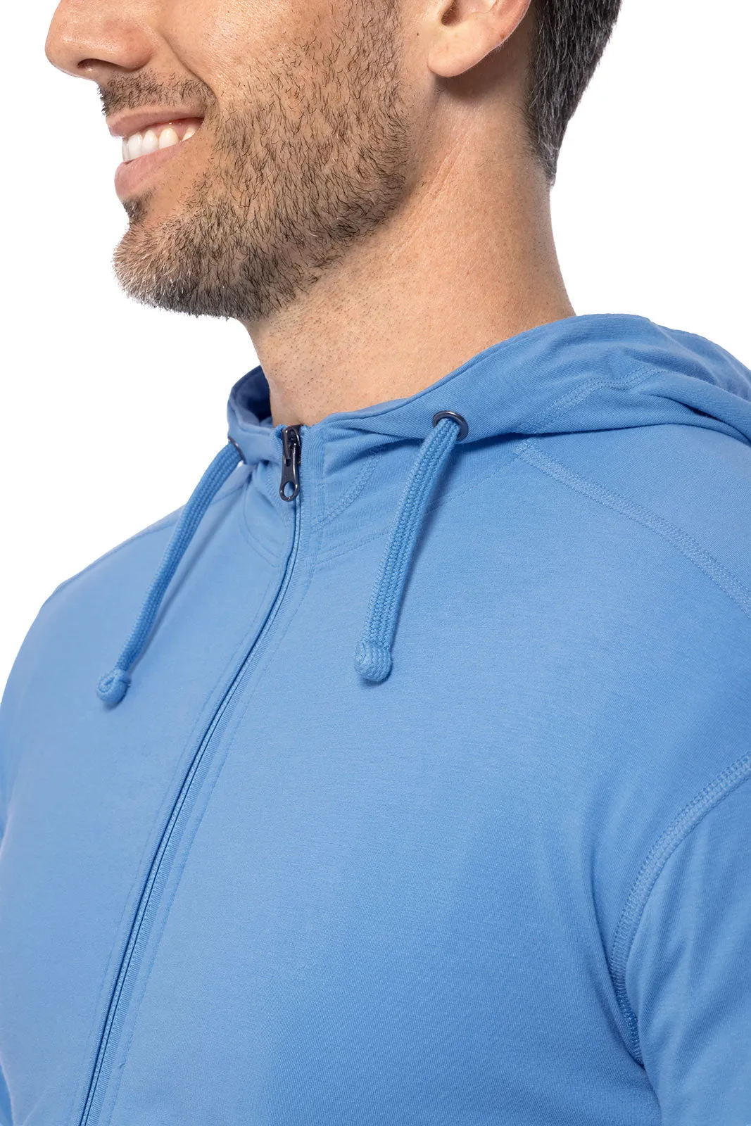 Men's LumaLeo Zip-Up Hoodie  |  Clear Sky Blue