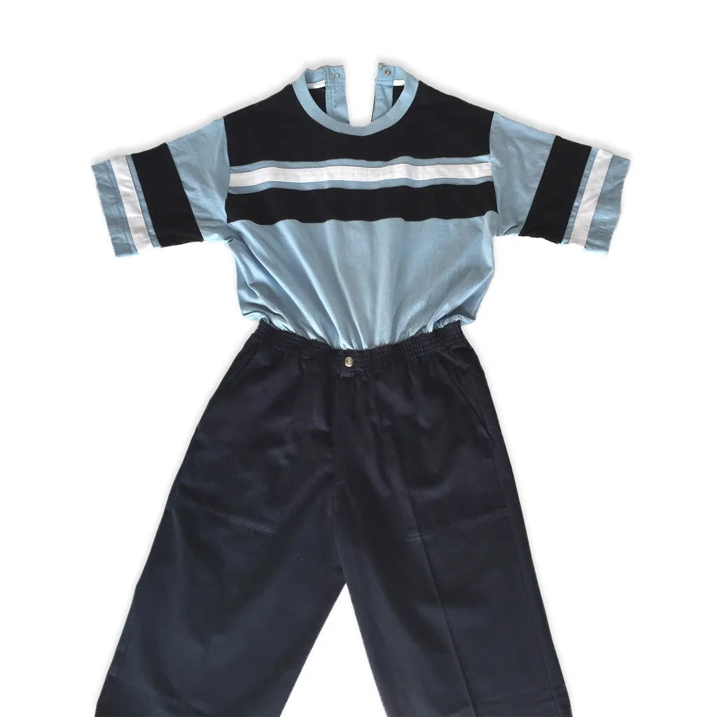 Men's Short Sleeve Crew Neck Jumpsuit # Msscjum