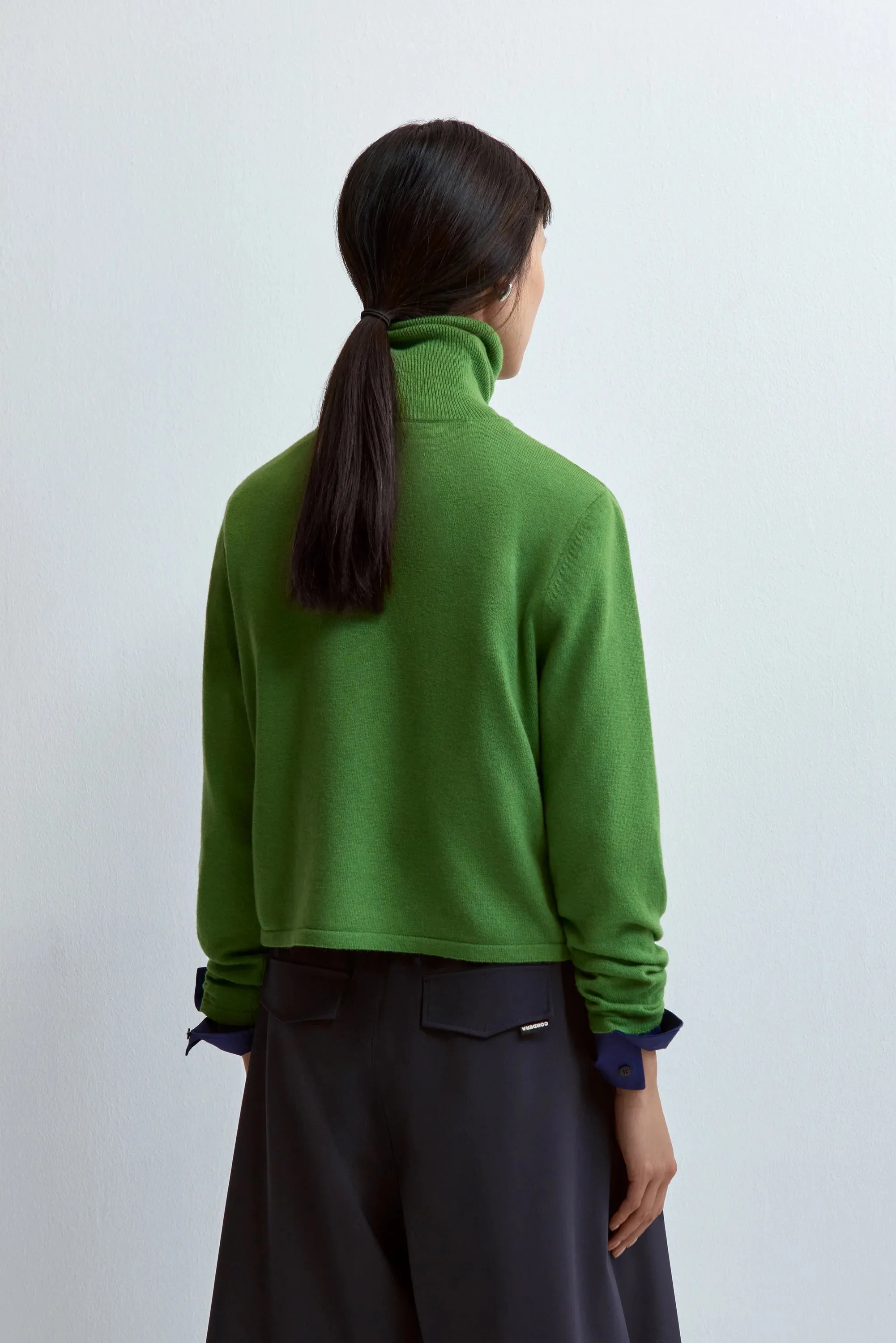 Merino Wool Turtleneck Sweater