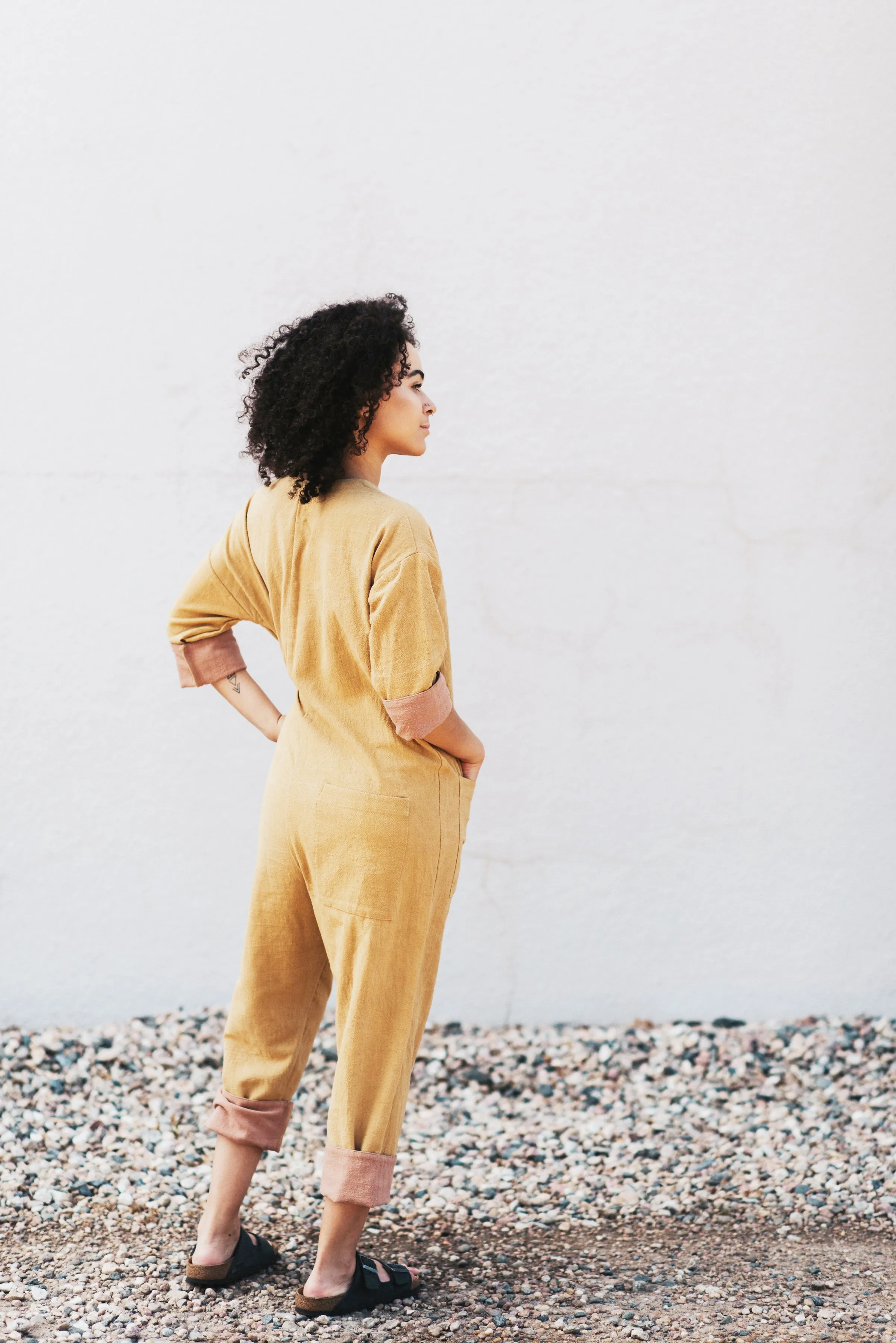 Mustard Jumpsuit (XS-XL)